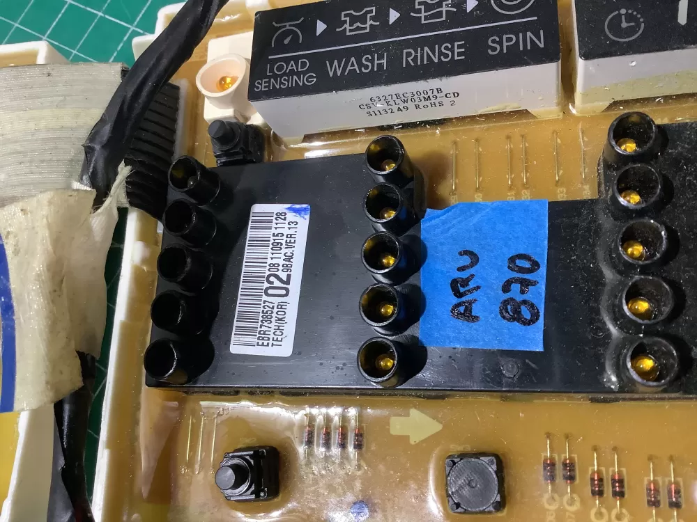 LG EBR73852702 EBR73852701 Washer Control Board AZ188928 | ARV870