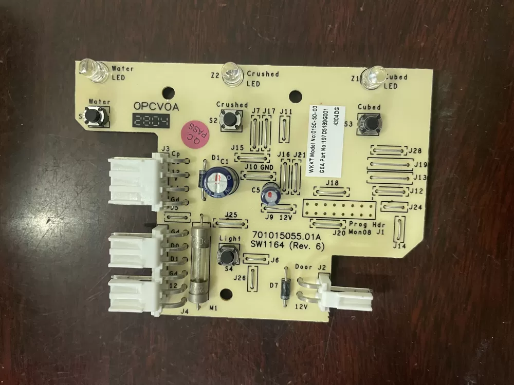 GE 197D5189G001 Refrigerator Control Board