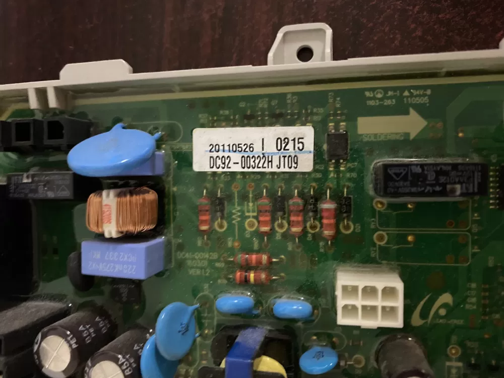 Samsung DC92 00322H 00669B PS11735034 Dryer Control Board AZ32086 | BK1678