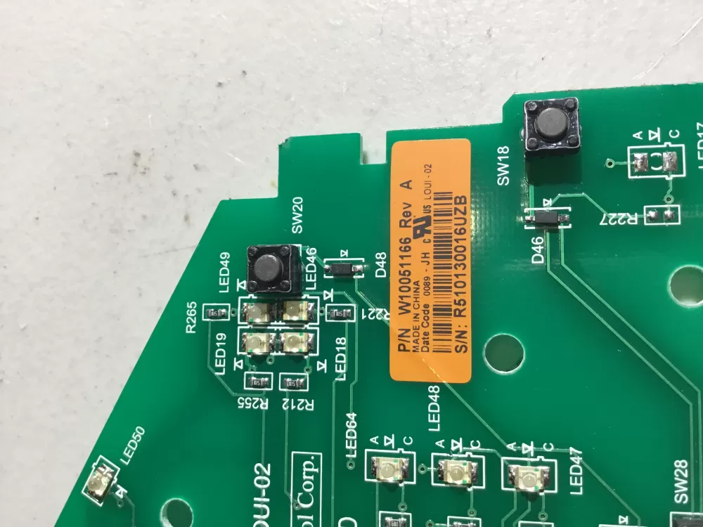 Whirlpool W10051166 Dryer Control Board AZ36375 | NRV245
