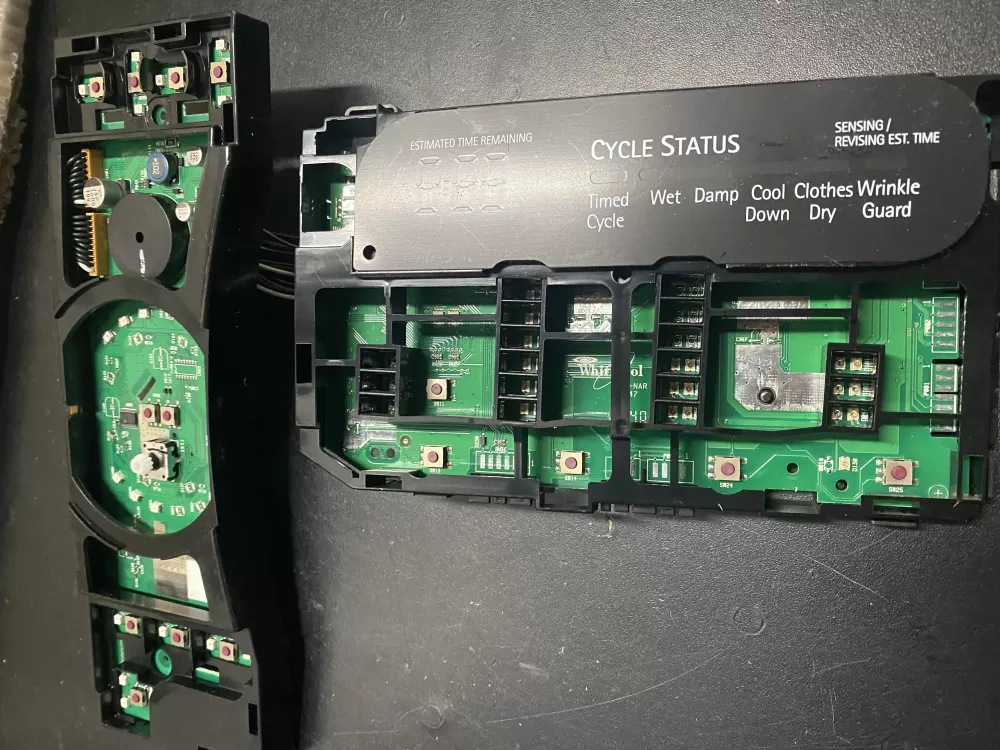 Whirlpool  Kenmore W10023340 W10023350 W10048220 W10023340W10023350 Dryer Control Board Interface