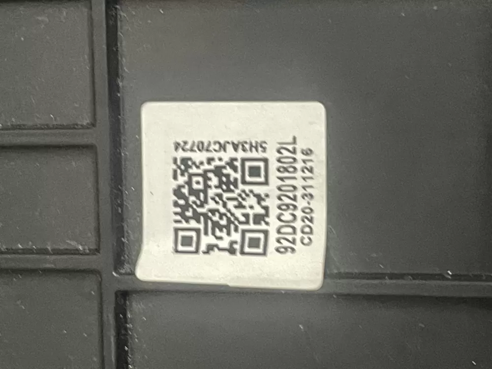 Samsung DC92-01802L Washer Control Board UI Display PCB AZ27599 | WMV104