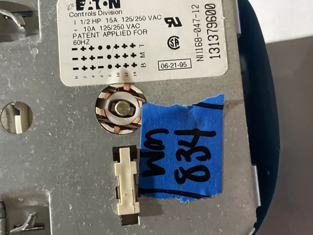 Frigidaire 131379600  AP2106744 Washer Timer Control