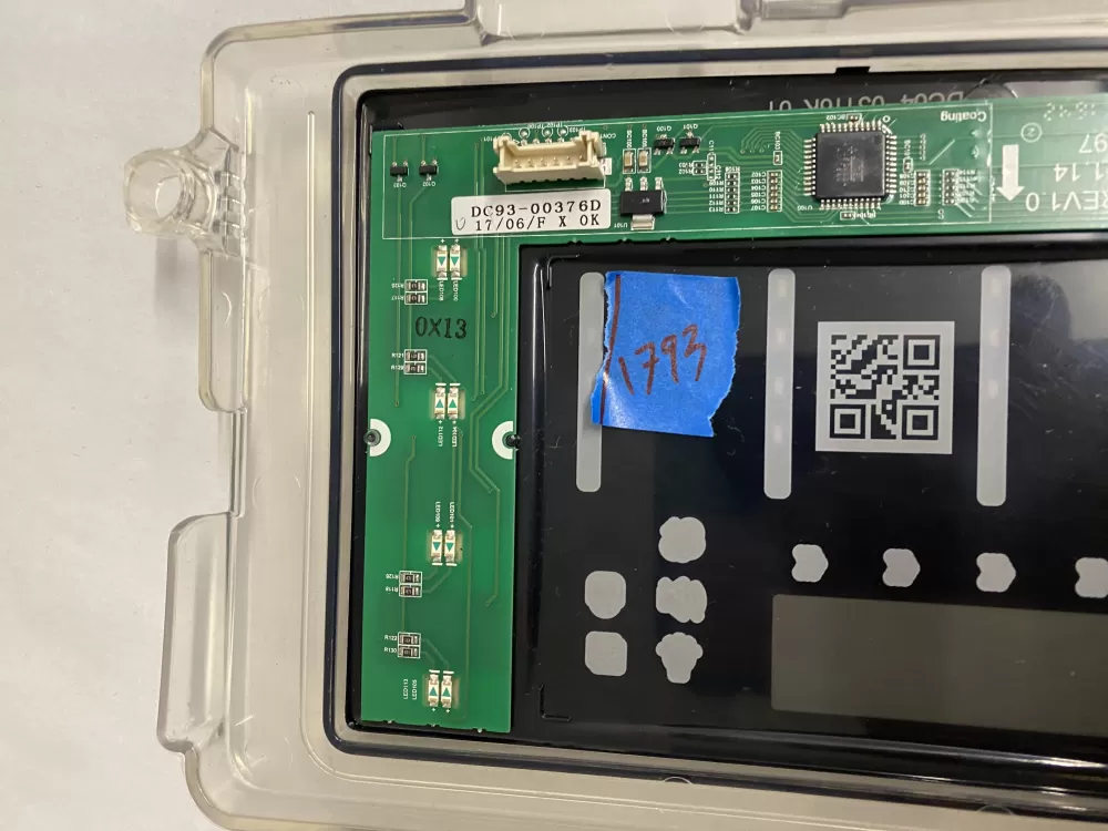 Samsung DC92-01607J DC94-06643A Dryer UI Control Board AZ212063 | BK1793
