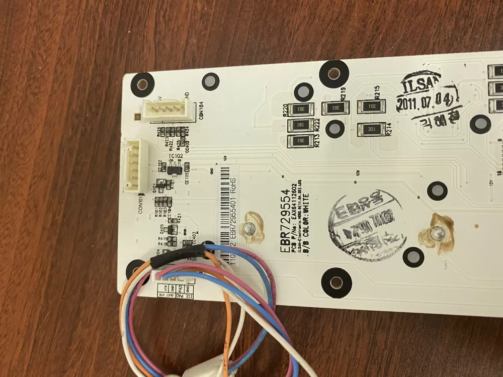 LG EBR72955401 Refrigerator Control Board AZ41139 | BK1716