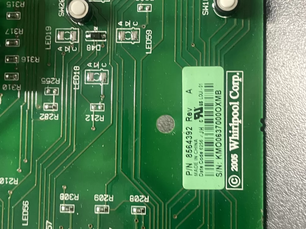 Kenmore 8564392 8564398 WP8564392 Washer Control Board AZ14639 | 919