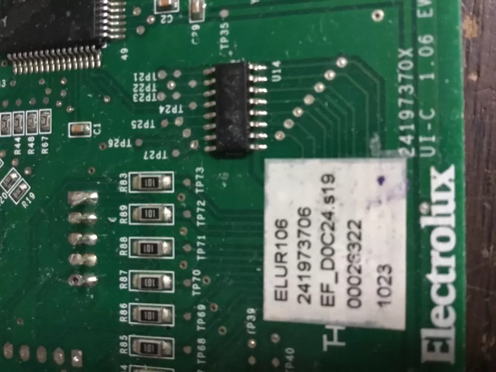 Kenmore 241973702 Refrigerator Dispenser Control Board AZ23450 | NR112