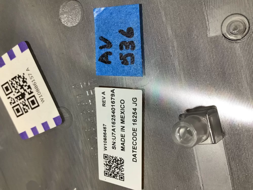 Kenmore W10886467 Washer Control Board UI American Flag Overlay AZ185536 | AV536