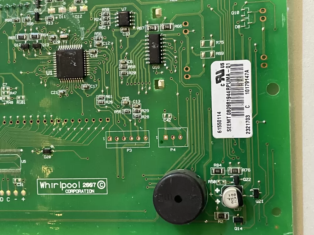 Whirlpool W10179147 Refrigerator Dispenser Control Board AZ146989 | KM2466