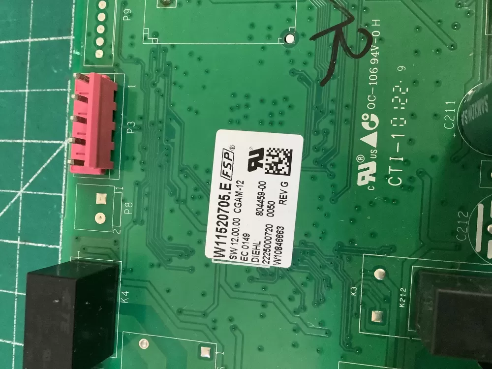 Whirlpool W11520705 Range Control Board AZ203822 | NR328