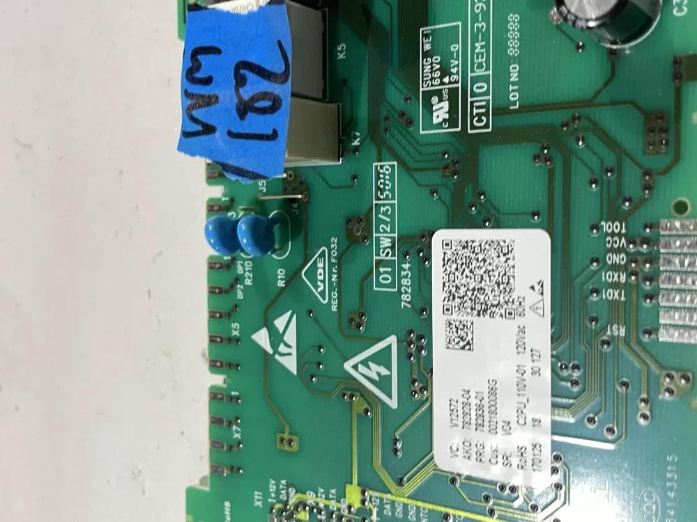 Fisher and Paykel WH2424P1 Washer Main Control Board AZ162574 | Wm182