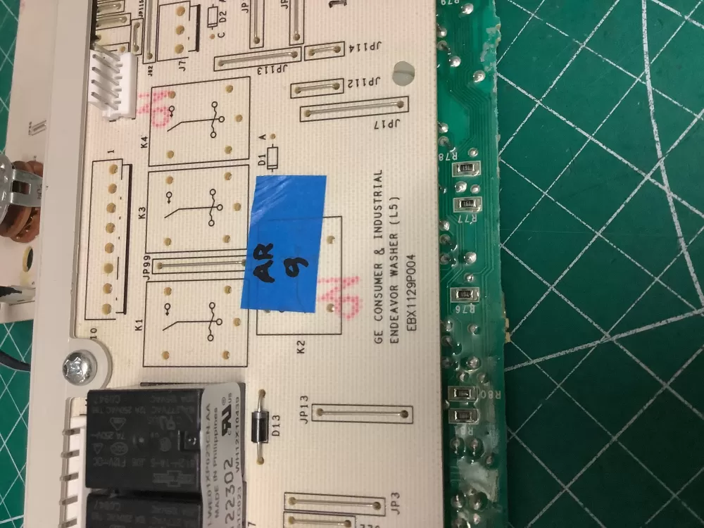 GE 175D5261G040 EBX1129P004 WH12X10614 Washer Control Board AZ205151 | AR9
