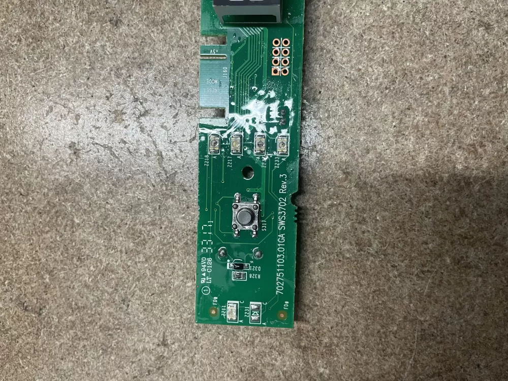 GE 265D1468G403 Dishwasher User Interface Control Board AZ15228 | KM1602