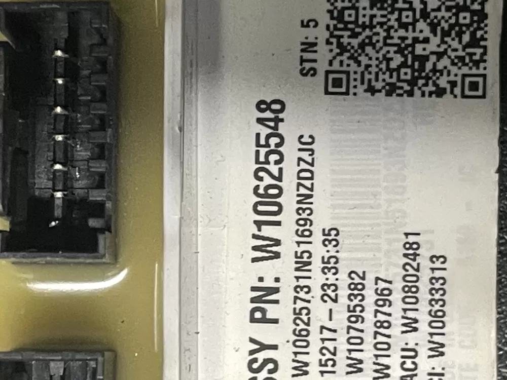 Whirlpool W10625548 W10812418 W11689205 Washer Control Board AZ15117 | 1345