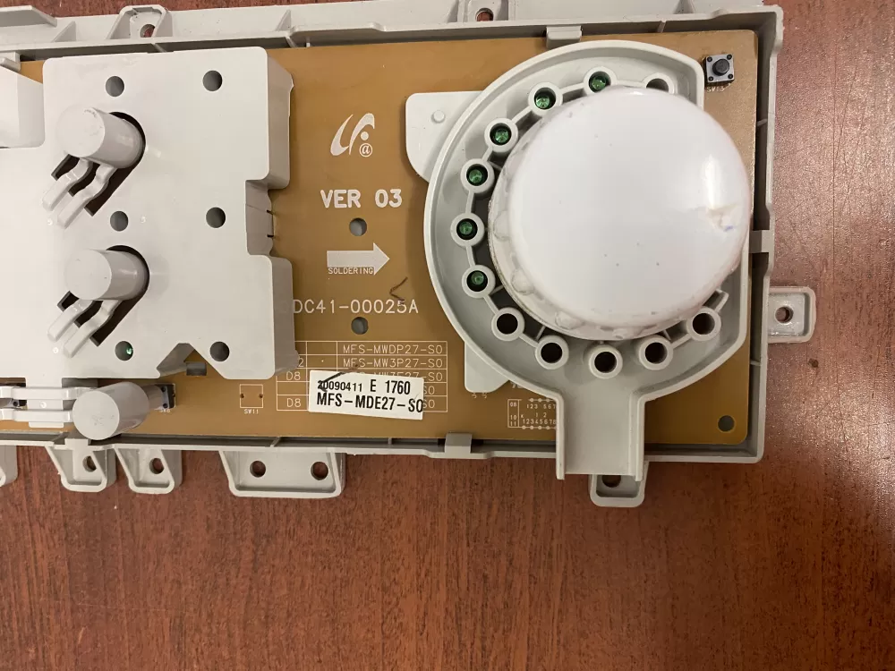 Samsung DC92-00124A DC41-00025A Dryer UI Control Board AZ45754 | BKV442