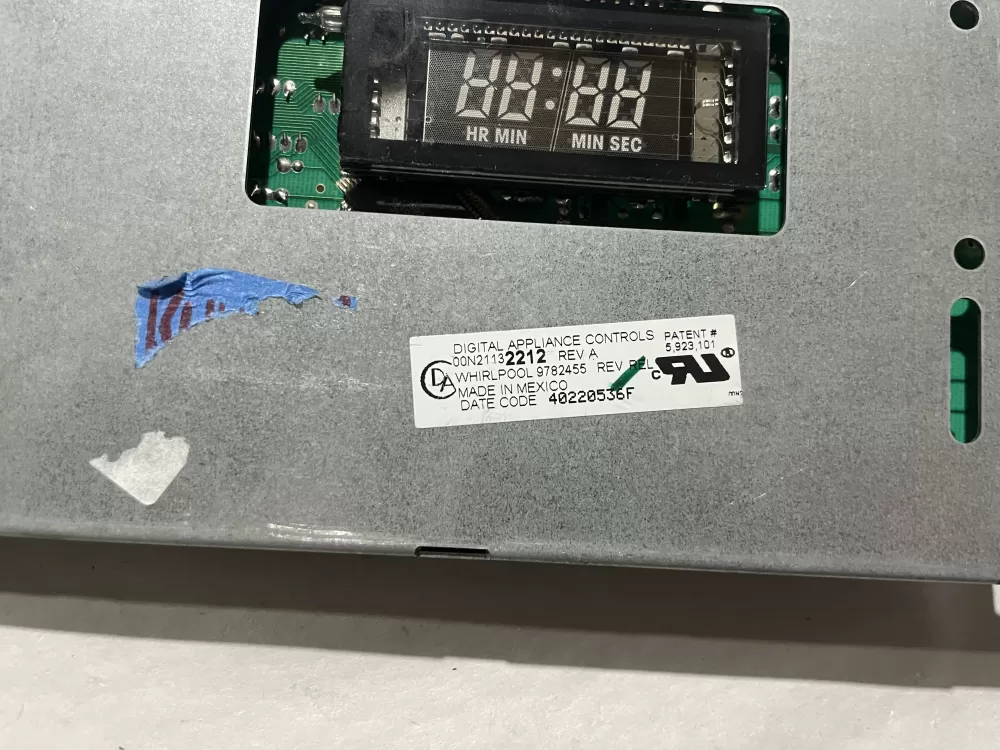 Whirlpool KitchenAid WP9782455 Range Oven Main Control Board AZ199269 | Wmv582
