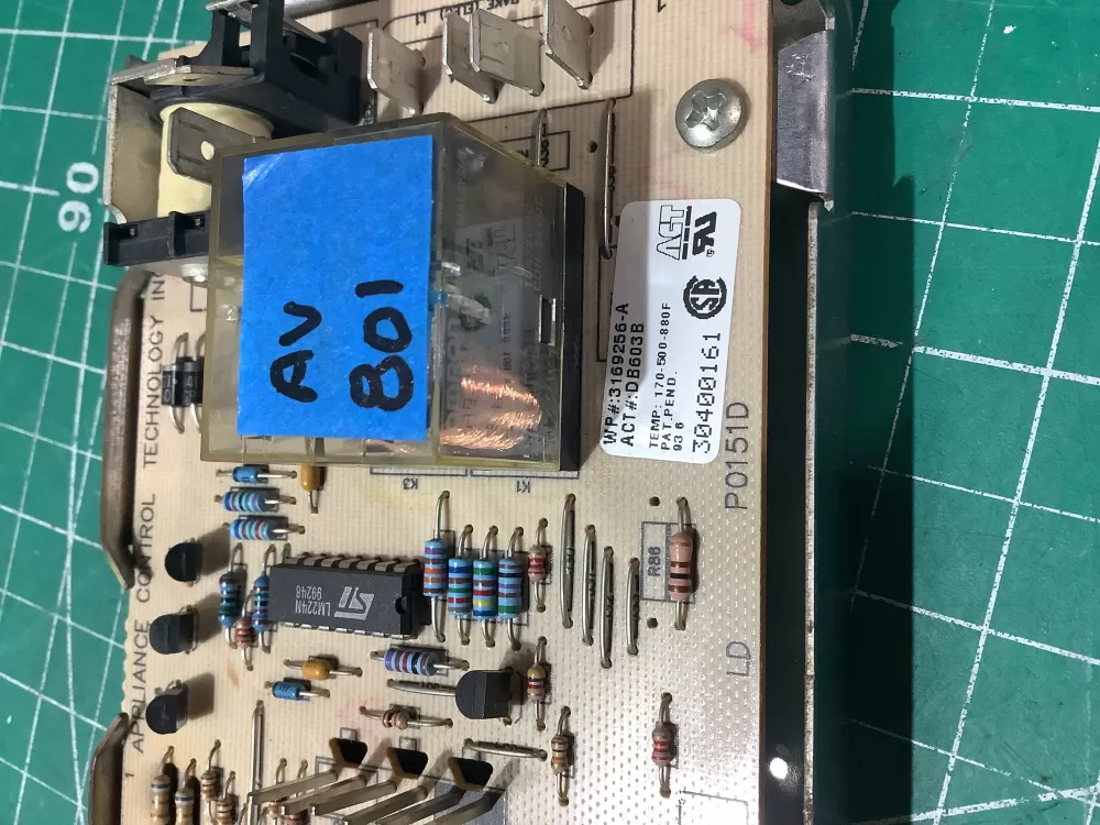 Whirlpool Oven Control Board - Part # 3169256 A AZ188570 | AV801
