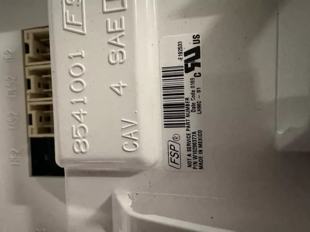 Whirlpool W10296377A Washer Control Board AZ227700 | KM477