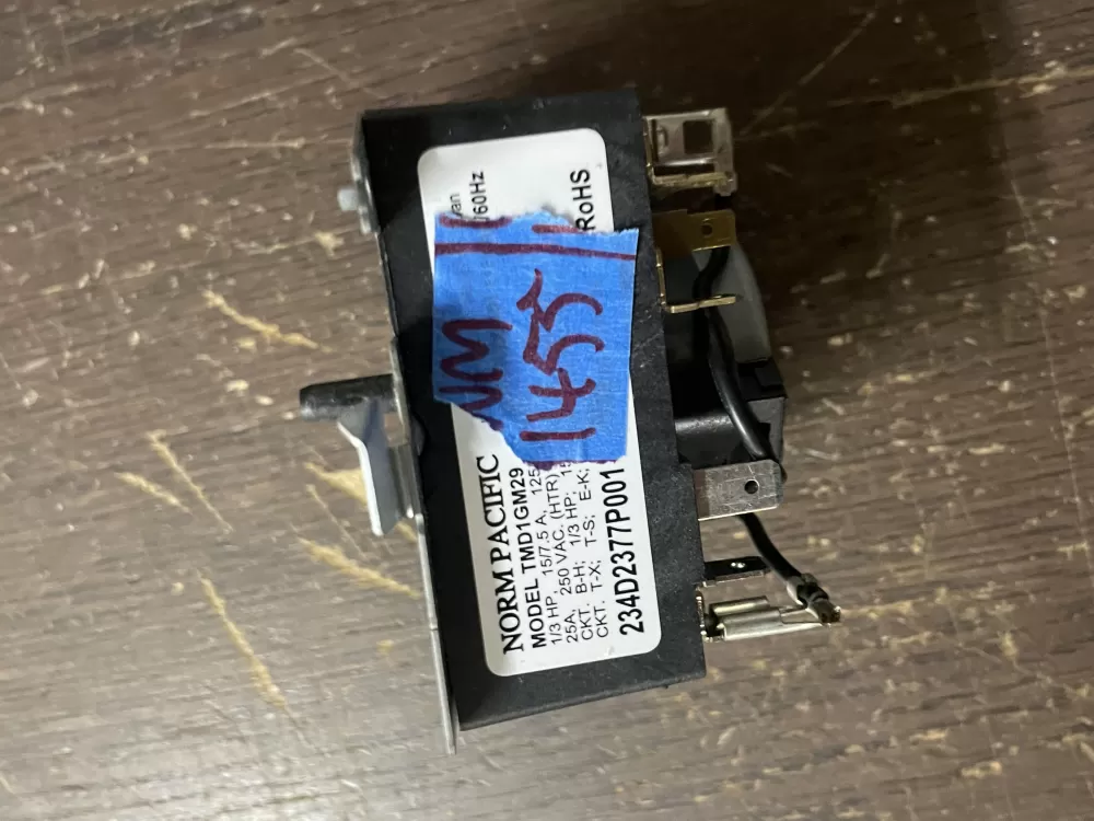 GE AP6027534 WE04X24551 PS11759041 234D2377P001 Dryer Timer AZ43756 | Wm1455