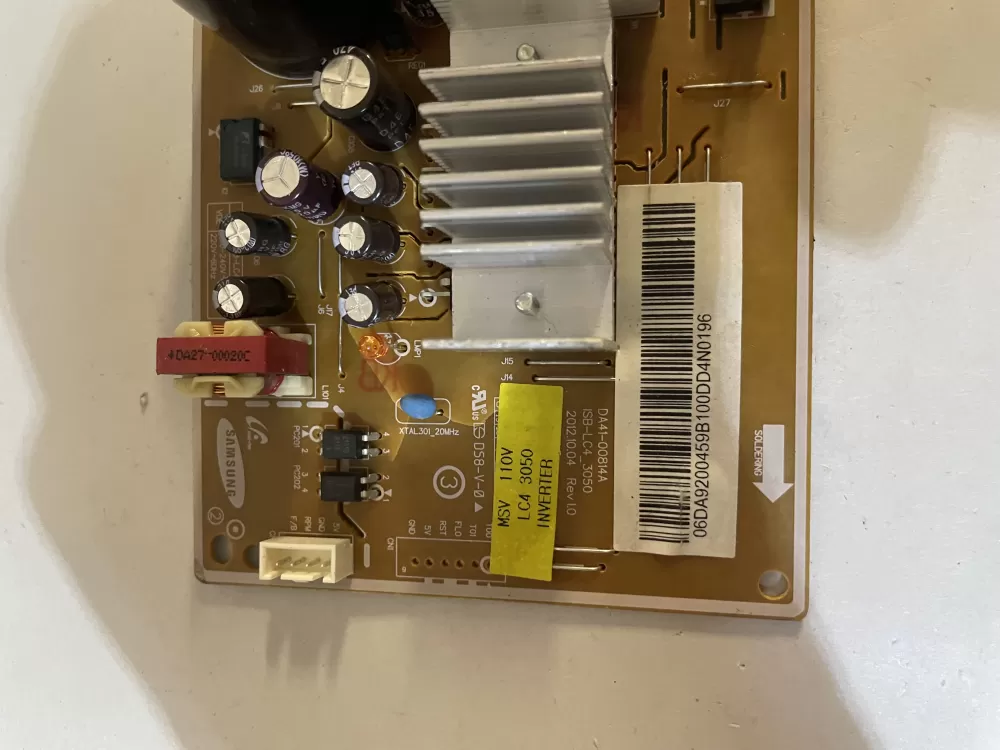 Samsung DA92 00459B PBA1D0030 Refrigerator Control Board AZ123505 | KM247