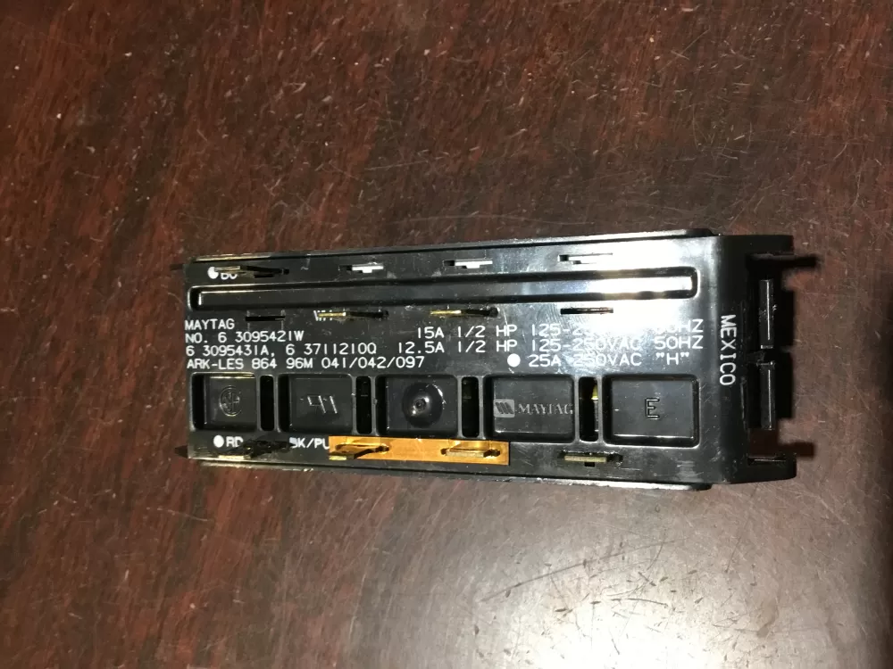 Maytag 63095421W Dryer Temperature Selector Switch AZ64513 | NR2096