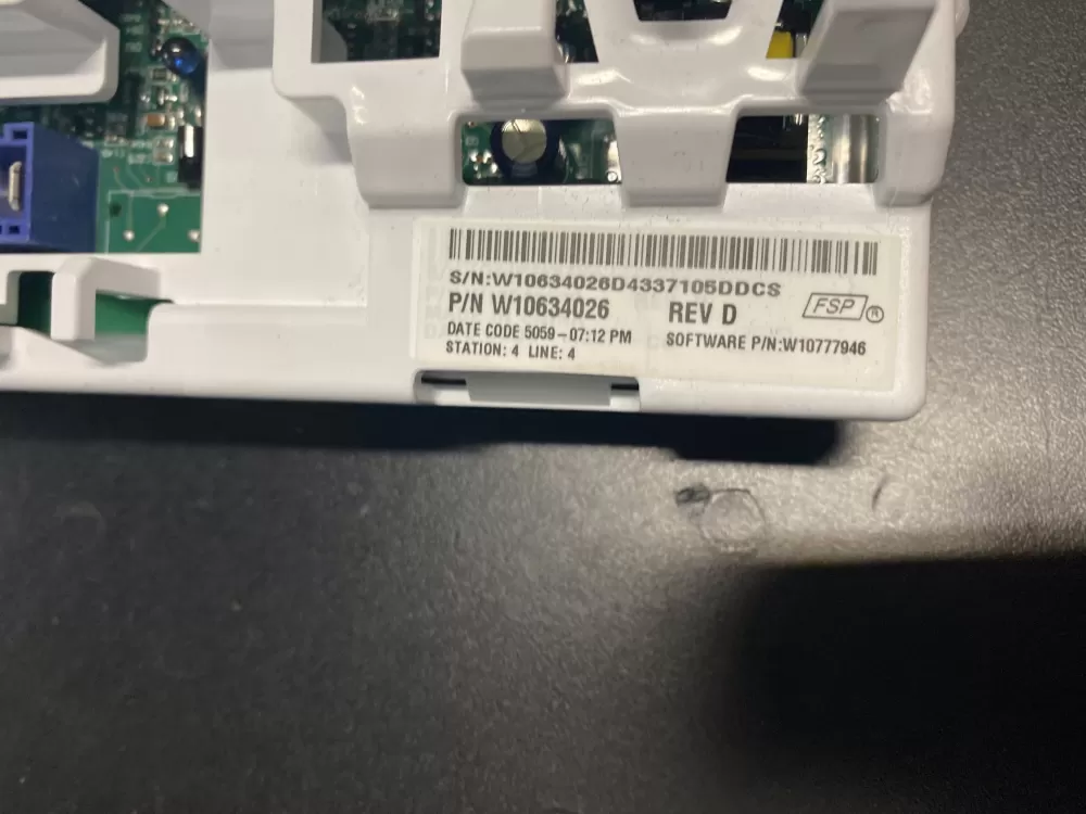 Whirlpool AP5951723 W10634026 PS10056798 Washer Control Board AZ13165 | BK1288