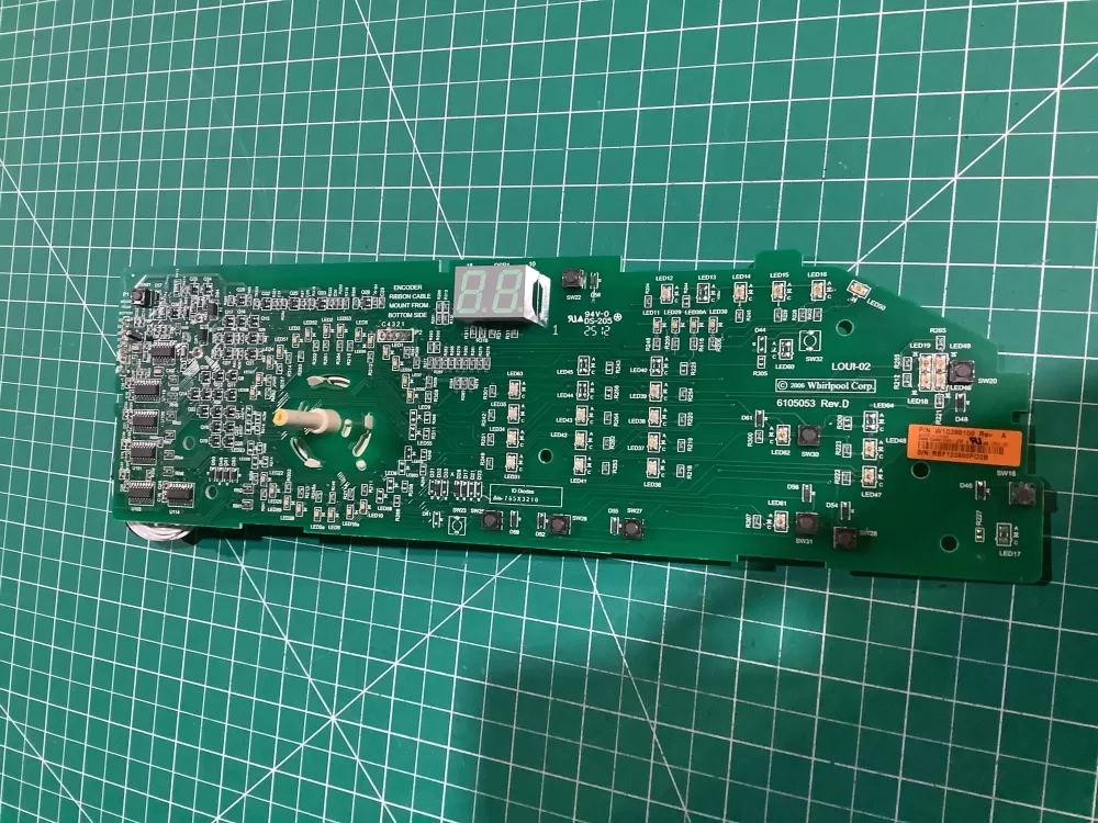Whirlpool W10399100 W10296457 Washer Control Board AZ145370 | NR2433