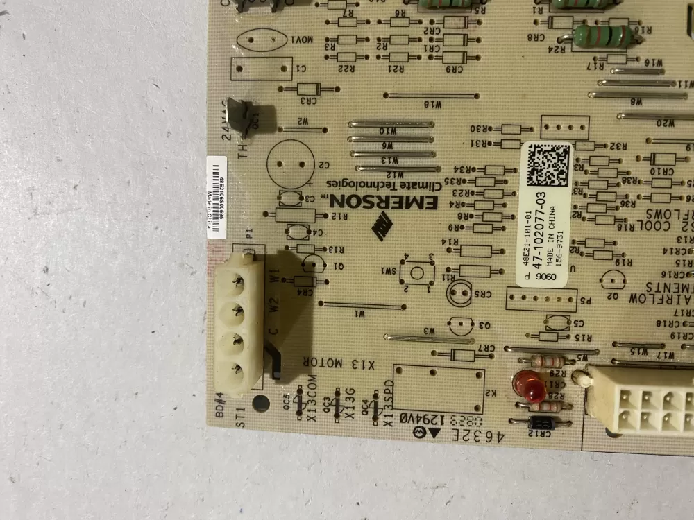Rheem Emerson 47 102077 03 48e21 101 01 Control Board AZ193707 | BK574