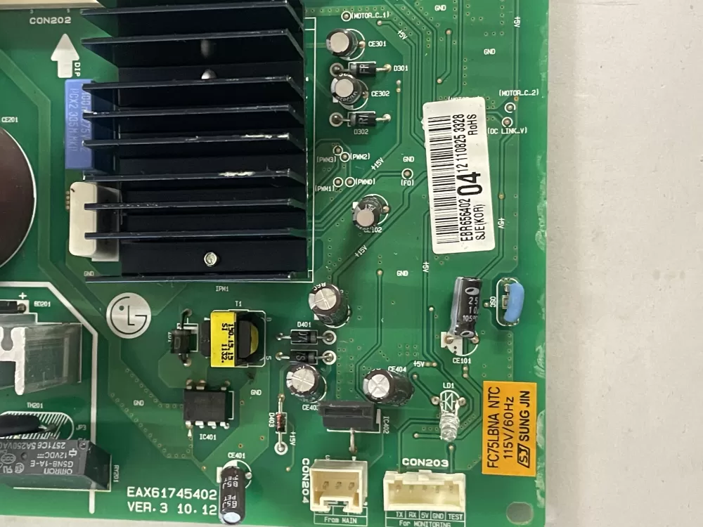LG Kenmore AP5604149 EBR65640204 Refrigerator Control Board AZ122429 | KM2231