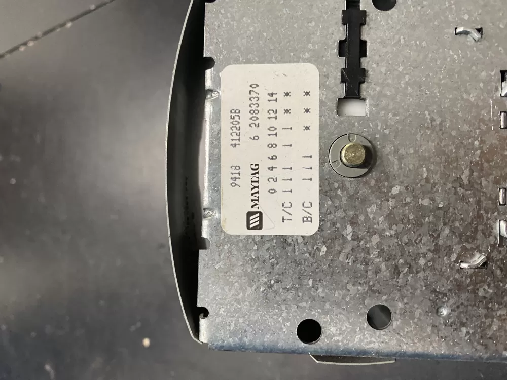 Maytag 6 2083370 62083370 6-2083370 Washer Timer With Control Knob