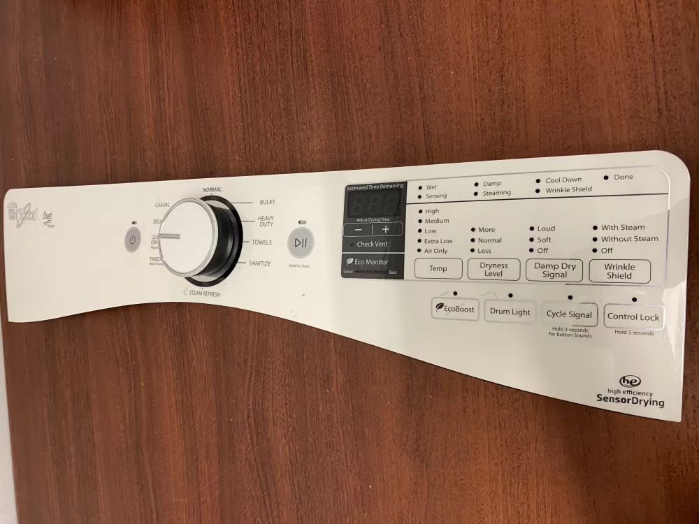 Whirlpool W10433148 W10750356 W10838287 PS11727966 Dryer Panel