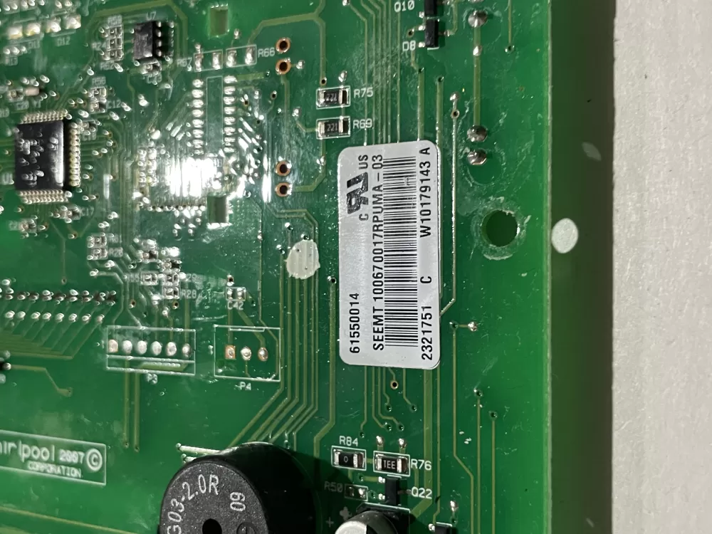 Whirlpool W10179143 2321751 Refrigerator Display Control Board AZ200683 | Wm1802