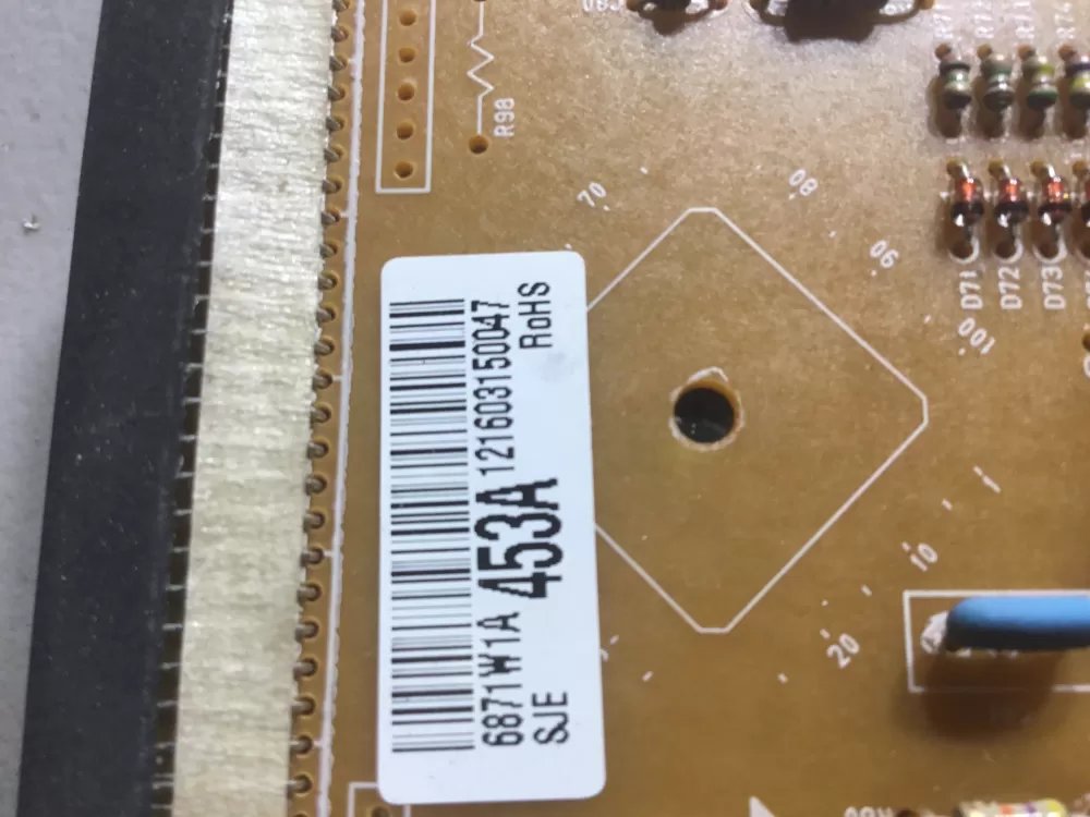 LG AP5293739 6871W1A453A PS3608858 Microwave Main Control Board AZ44927 | NR1681