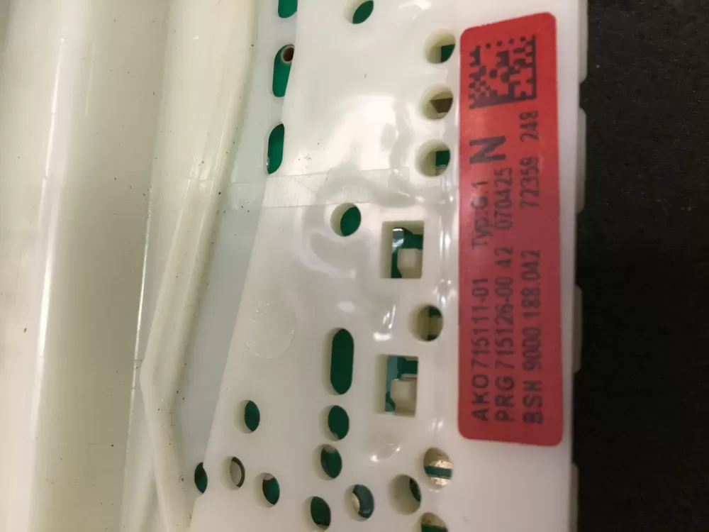 Bosch Siemens 715111 01 Dishwasher Control Board AZ100116 | NR116
