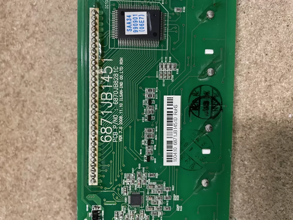 LG Kenmore 6871JB1451D Refrigerator Control Board AZ26875 | KM260
