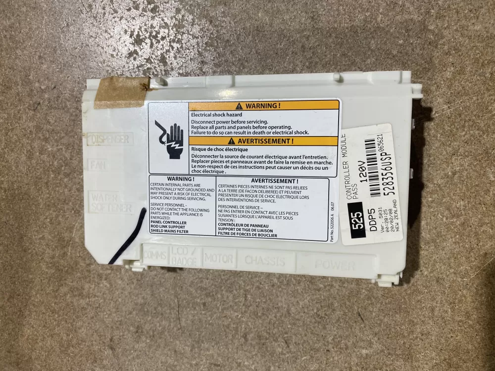 Fisher & Paykel 522056  522056A  528356 Dishwasher Control Module