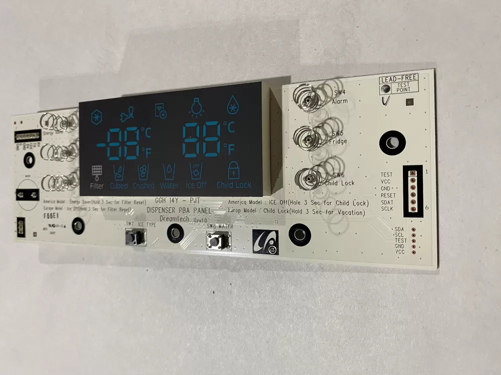 Samsung DA92-00607A Refrigerator samsung Control Board AZ145903 | BK2445