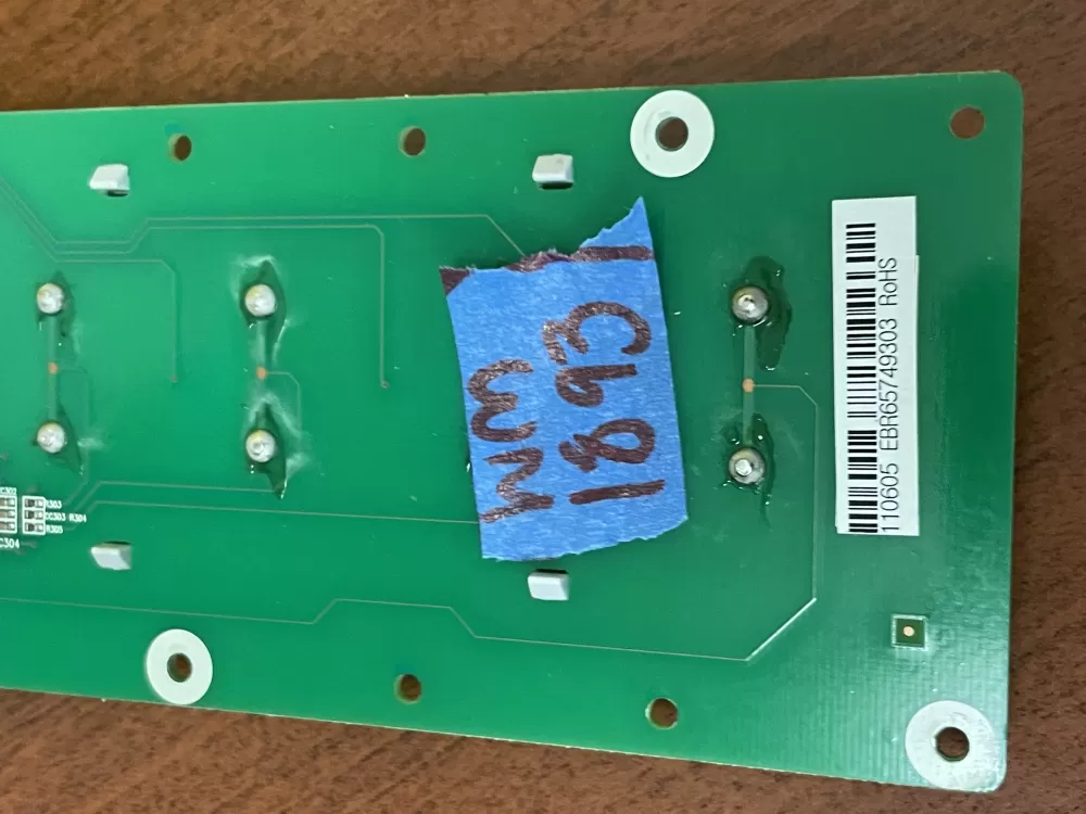 LG EBR65749303 Refrigerator Control Board Dispenser Panel AZ52321 | Wm1893