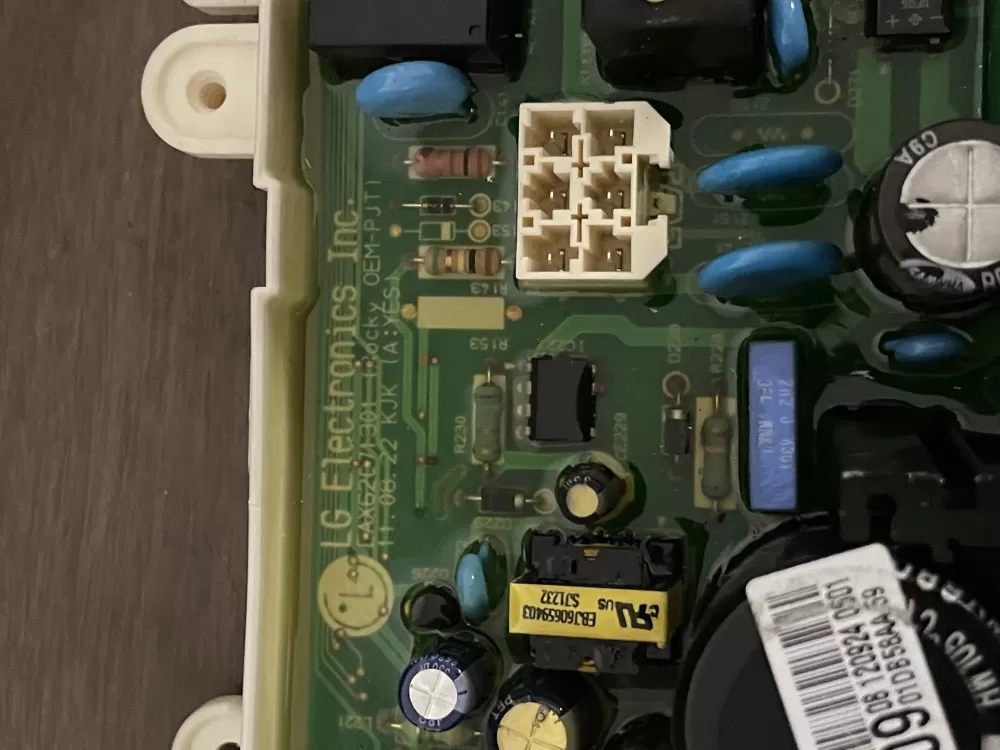 LG EBR67456109 Washer Control Board AZ85385 | KMV355