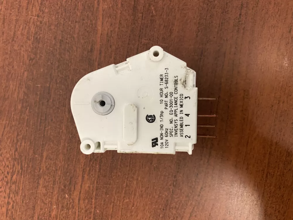 Admiral Jenn Air S-68233-3 Refrigerator Defrost Timer AZ49033 | BK1798