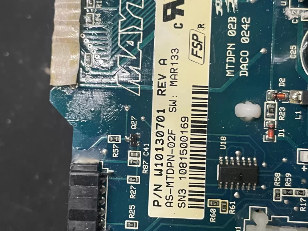 Whirlpool Maytag Amana AP6015454 Dryer Control Board AZ11865 | 703