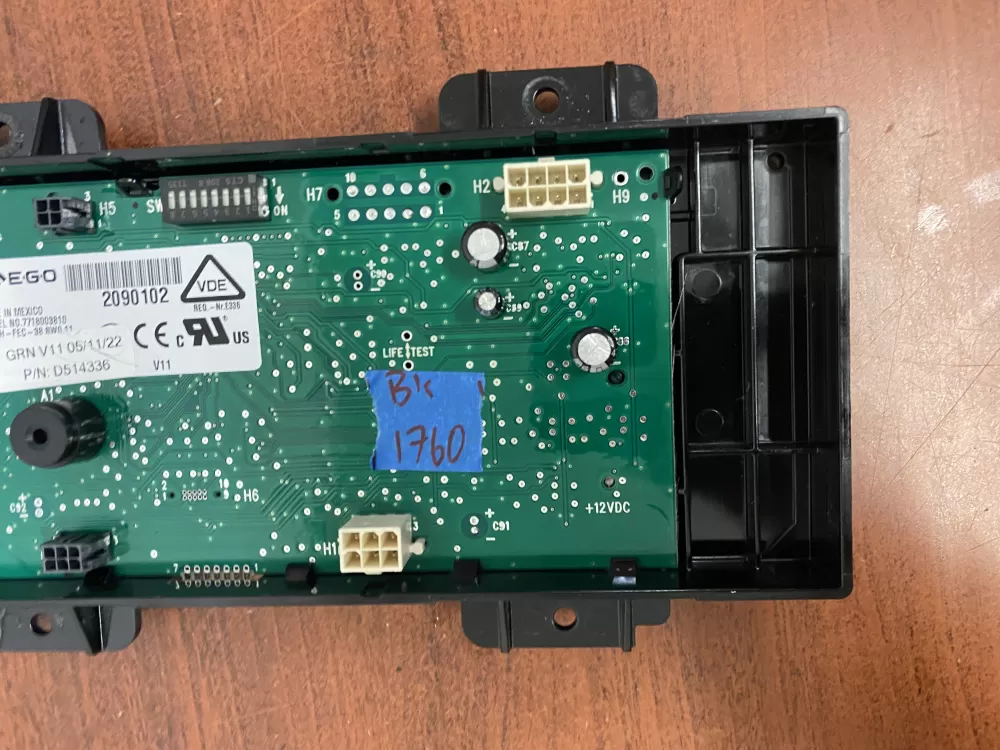 Dryer Control Assembly Board  514336 D514336P AZ44455 | BK1760