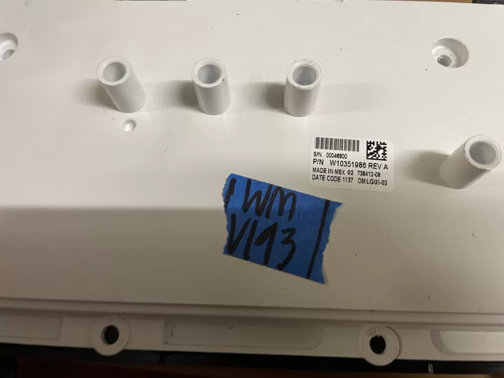Kenmore W10272636 W10351986 WPW10351986 Washer Control Board AZ102523 | Wmv193