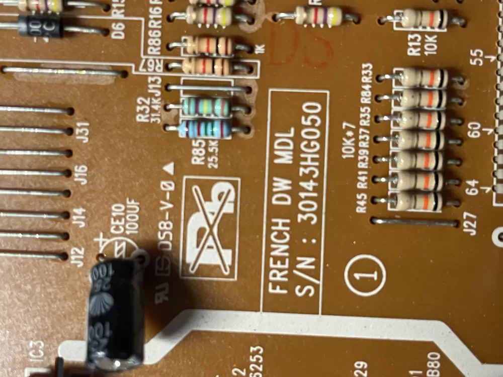 Daewoo 30143HG050 Refrigerator Main Control Board AZ7603 | WM1600