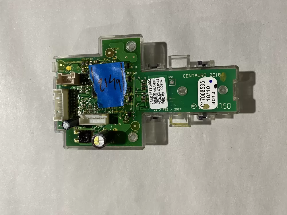 GE 234D2618G001 WE04X27284 Dryer Control Board AZ193264 | BK2149