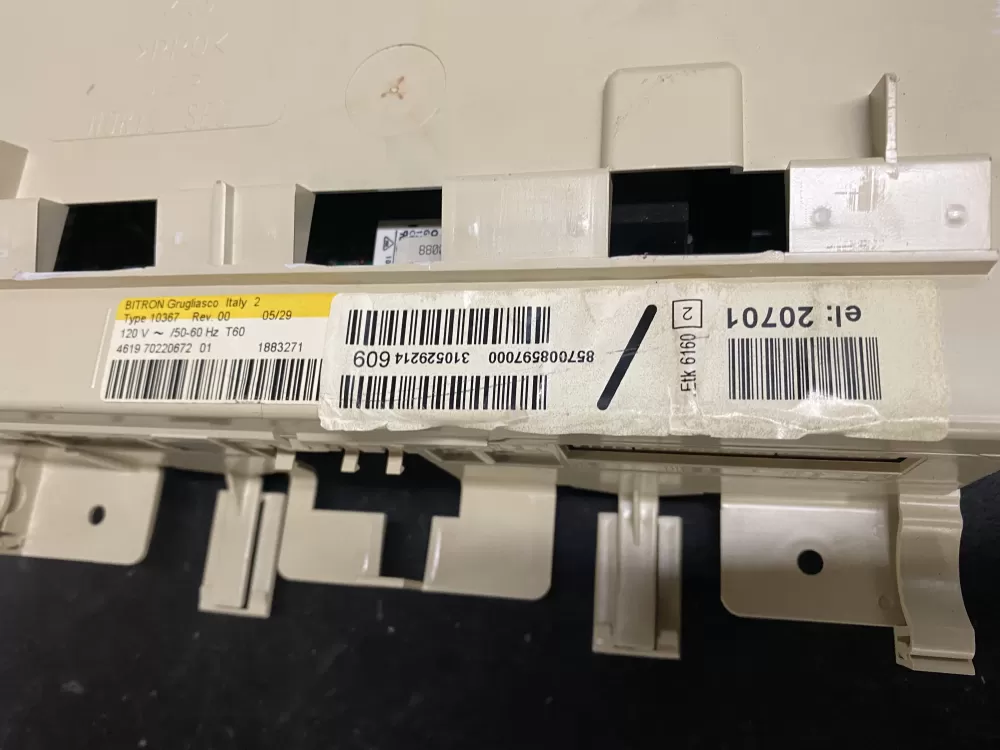 Bitron Grugliasco Washer Control Board 4619 70220672 01 AZ20987 | BK595