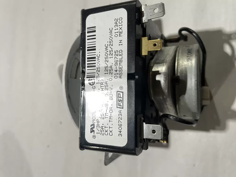 Whirlpool 3406723A 4433735 AP6008572 PS11741712 Dryer Timer AZ184279 | Wm2518