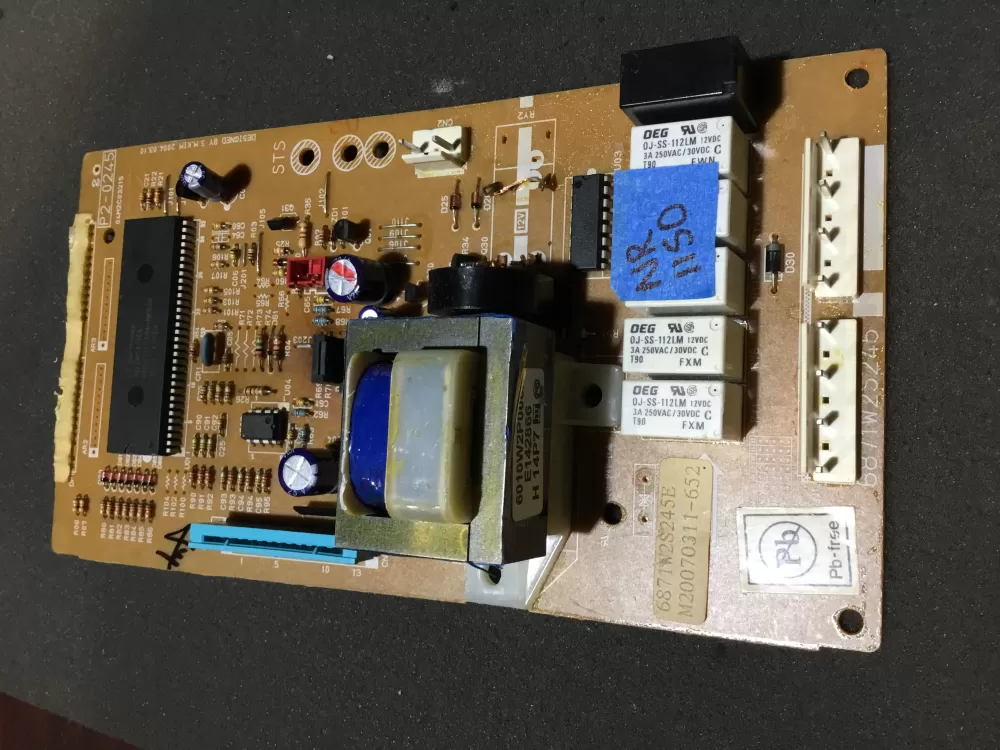 6871W2S245E LG Microwave Control Board  AZ88383 | NR1150