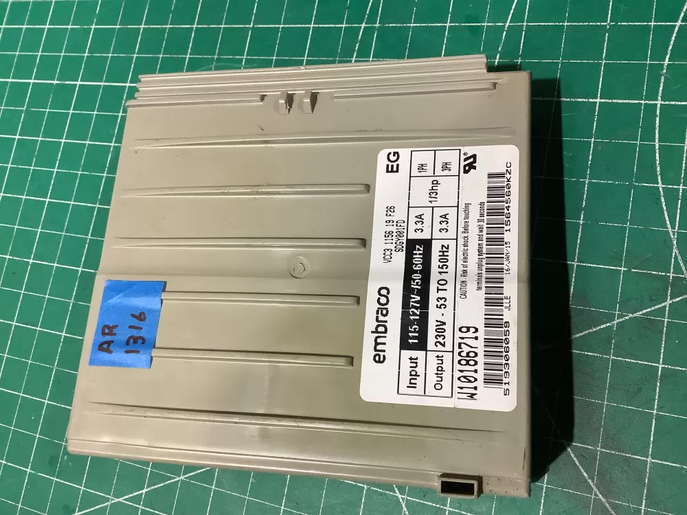 Whirlpool W1089391 Refrigerator Compressor Inverter Control AZ196714 | AR1316