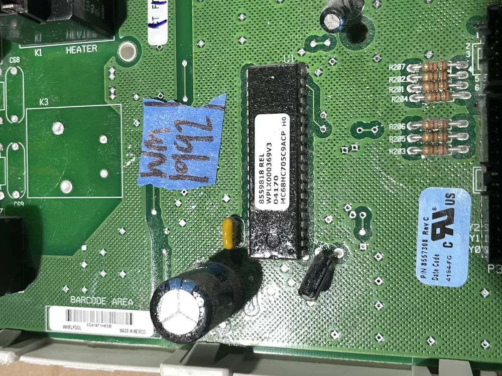 Whirlpool WP8546219 Dryer Control Board AZ78743 | Wm1992